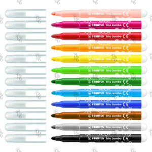 Pennarelli da disegno Stabilo Pen 68 Rollerset: astuccio con 25 u., inchiostro colori assortiti