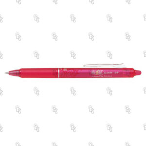 Penna gel Pilot Frixion Ball Clicker BLRT-FR7: rosa, 0.7 mm, cf. da 12 pz.