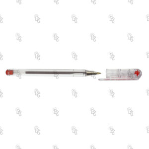Penna Pentel Superb mini: rosso, 0.7 mm, cf. da 12 pz.