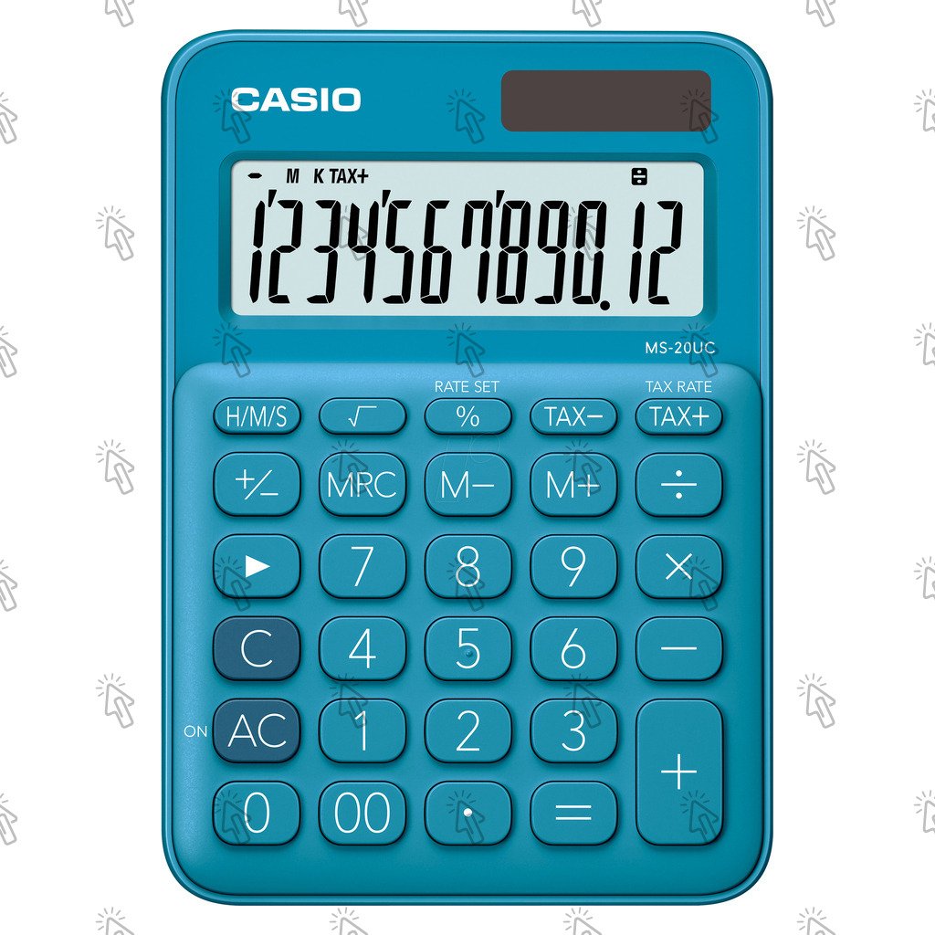 Calcolatrice da tavolo Casio MS-20UC: 12 cifre
