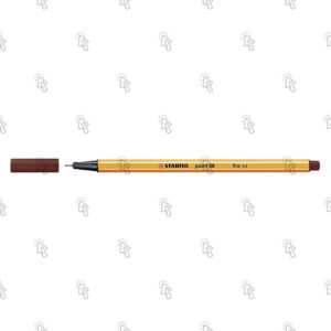 Penna a fibra Stabilo point 88: assortiti, fine, blister app. da 8 u.