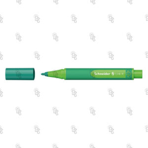 Penna a fibra Schneider Link-It: nautic green, 1.0 mm, cf. da 10 pz.