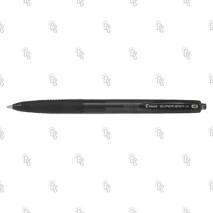 Penna Pilot Super Grip G BPGG-8R-M: nero, 1.0 mm, cf. da 12 pz.