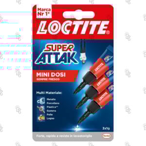 Colla liquida Loctite Super Attak Mini Dosi: in tubetto