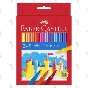 pennarelli da disegno Faber-Castell Castello Standard: astuccio appendibile con 24 u.
