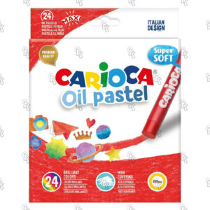 Pastelli ad olio Carioca Oil Pastel: assortiti, cf. da 24 u.