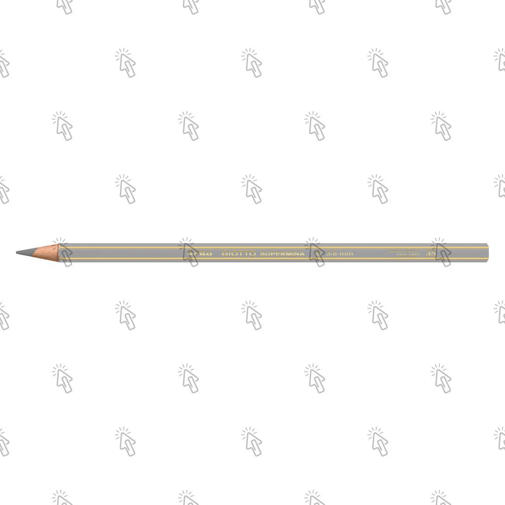 Pastelli a matita Giotto Supermina: confezione con 12 pz., mina grigio freddo