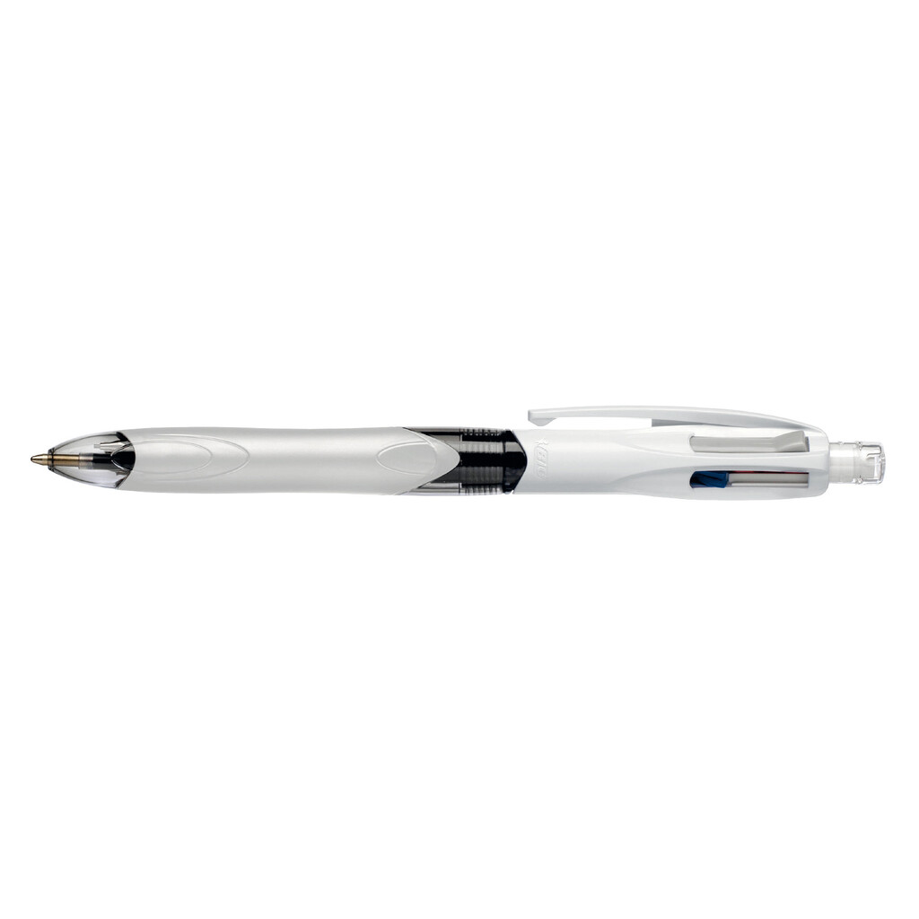 Penna Bic 4 Colours 3 + 1HB Multifunction: nero