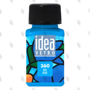 Colore per vetro Maimeri Idea Vetro: blu, 60 ml