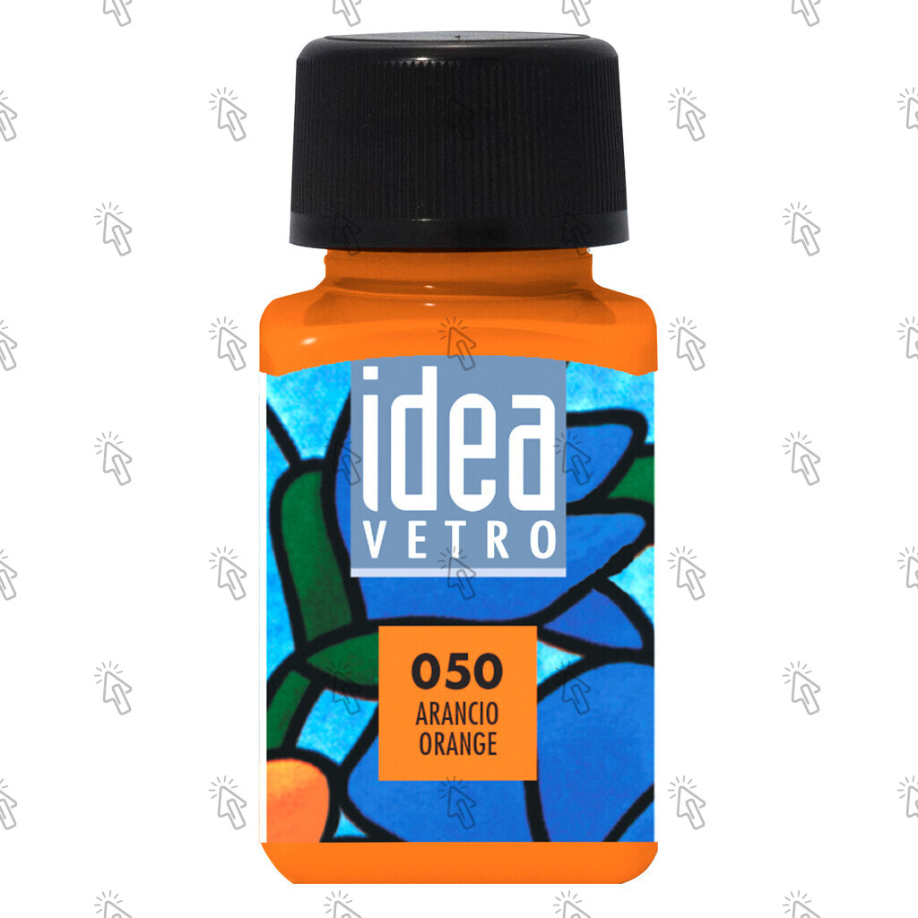 Colore per vetro Maimeri Idea Vetro: arancio, 60 ml
