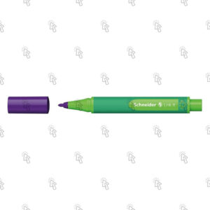 Penna a fibra Schneider Link-It: confezione con 10 pz., inchiostro apple-green, punta 1,0 mm