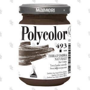 Colore vinilico Maimeri Polycolor: terra d'ombra naturale