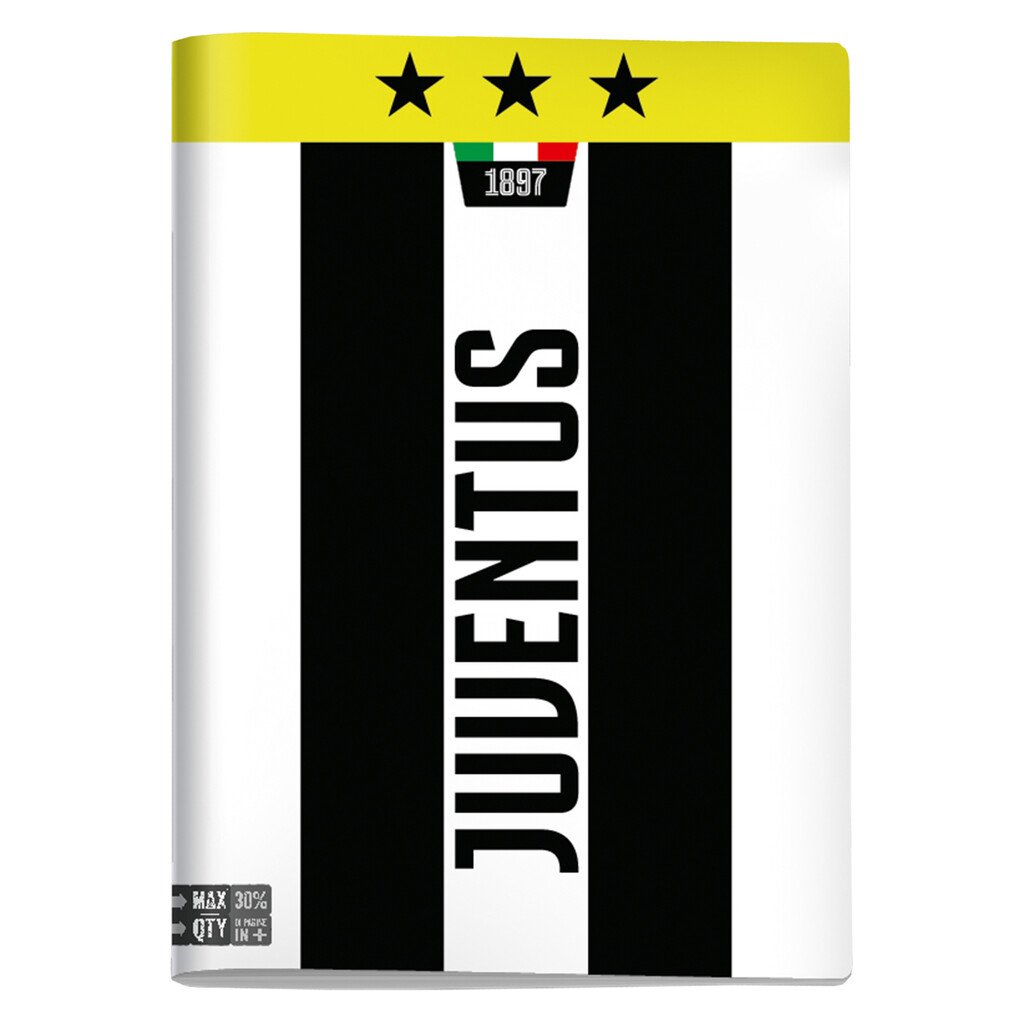 Maxi Seven: 21 X 29.7 cm, rigatura 1R, 24+1 fogli, 100 g/mq, Juventus - immagine 7