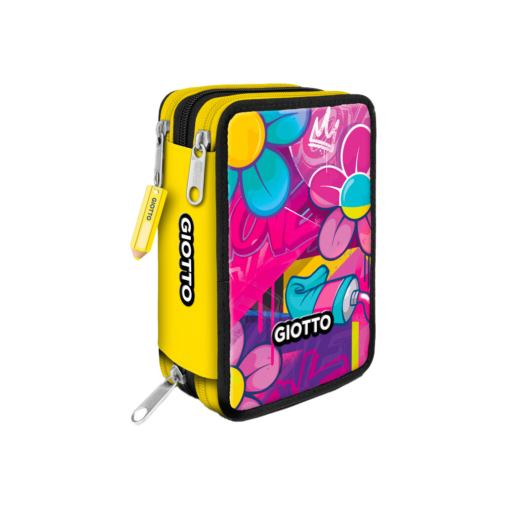 Astuccio 3 Zip Giotto Young Street: con corredo - immagine 3