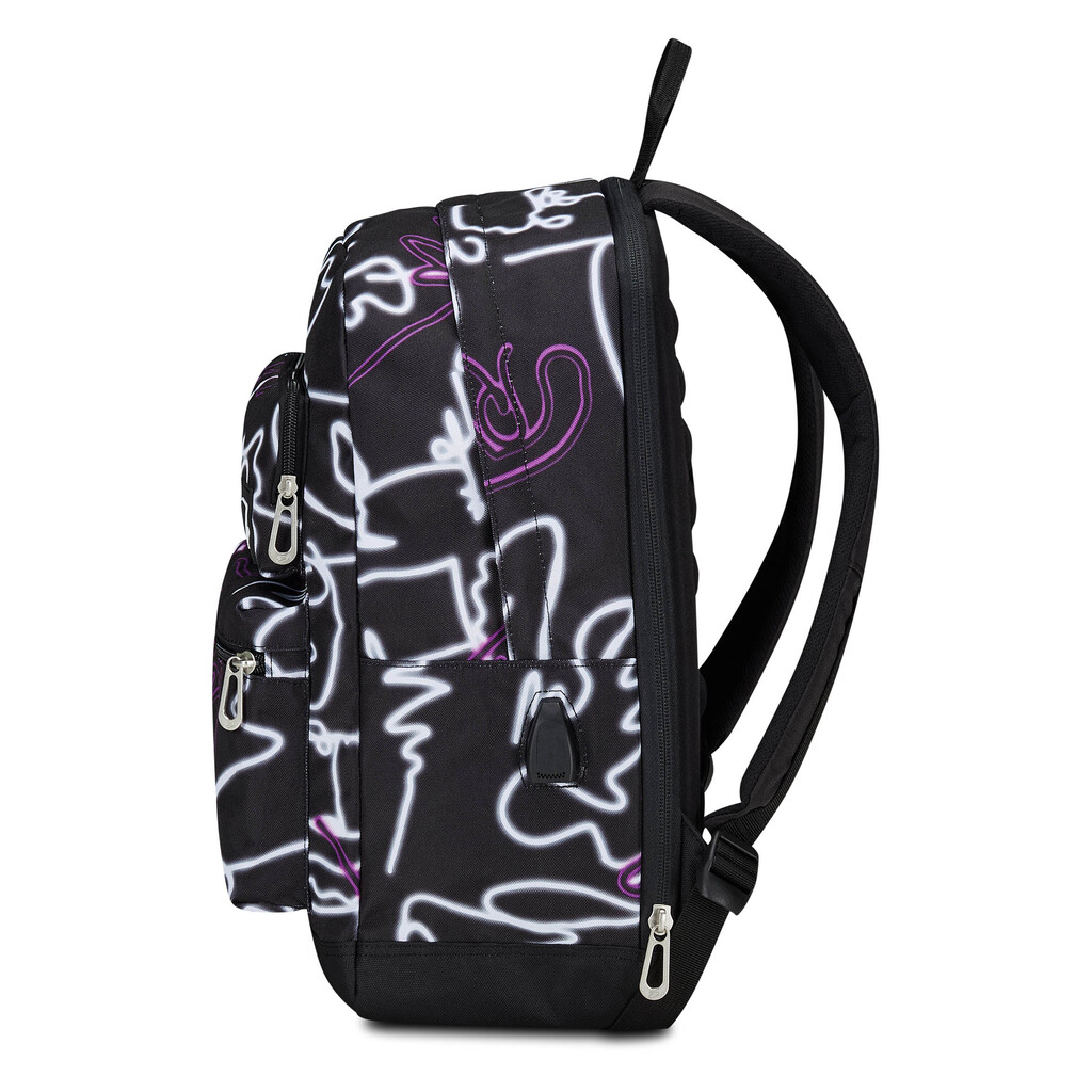 Zaino estensibile Seven The Double Pro Pockets: con Power Bank, Usb Plug - immagine 3