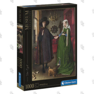 Puzzle Clementoni Museum Collection: 1000 pezzi, 70 X 50 cm, The Rnolfini Portrait di Van Eyck