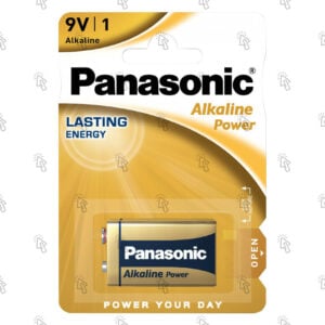 Batteria alcalina Transistor Panasonic Alkaline Power: blister con 1 u., 9 V