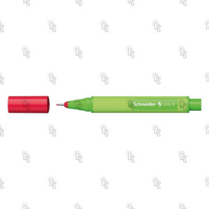Penna a fibra Schneider Link-It: romantic red, 0.4 mm, cf. da 10 pz.