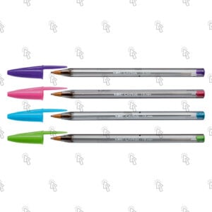 Penna Bic Cristal Fun: Assortiti