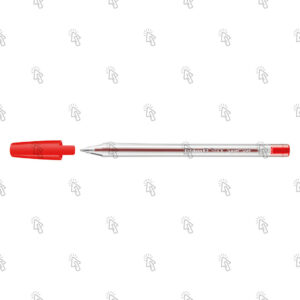 Penna a sfera Pelikan Stick Super Soft: confezione con 50 pz., inchiostro rosso