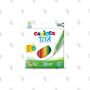 Matite colorate Carioca Tita: assortiti, cf. da 24 u.