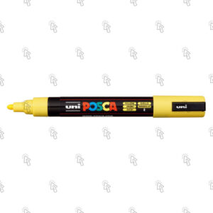 Marcatore Uni Posca PC-5M: giallo, 1.8 – 2.5 mm, cf. da 6 pz.