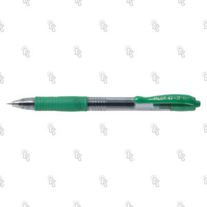 Penna gel Pilot G-2 BL-G2-7: verde, 0.7 mm, cf. da 12 pz.