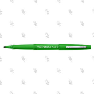 Penna a fibra Paper Mate Flair: verde, medio, cf. da 12 pz.