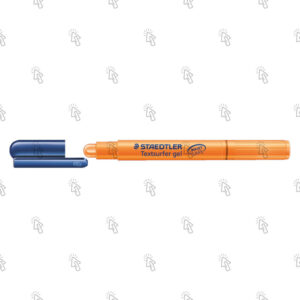 Evidenziatore a stick Staedtler Textsurfer Gel 264-4: confezione con 10 pz., inchiostro arancione