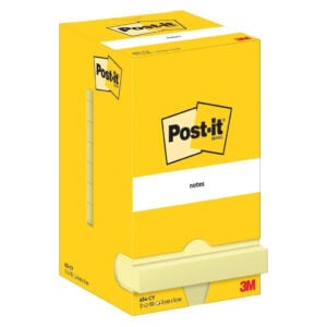 Memo adesivi 3M Post-It Notes 654: giallo canary
