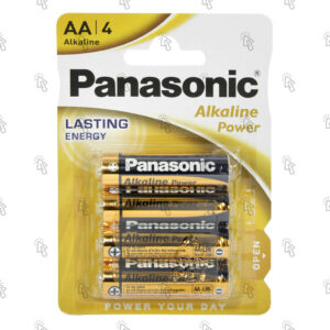 Batteria alcalina Stilo (AA) Panasonic Alkaline Power: 4 u.