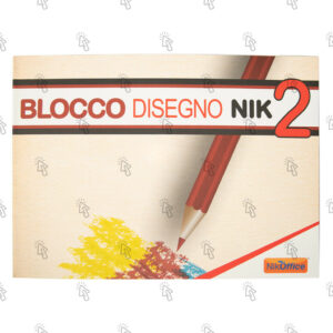 Carta per il disegno NikOffice NIK2 [blocco]: blocco con 16 fogli, confezione con 10 pz., 33 × 48 cm, liscia, 110 g/mq