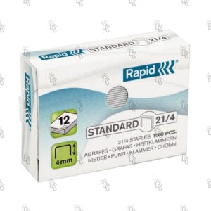 Punti metallici Rapid Standard: 21/4