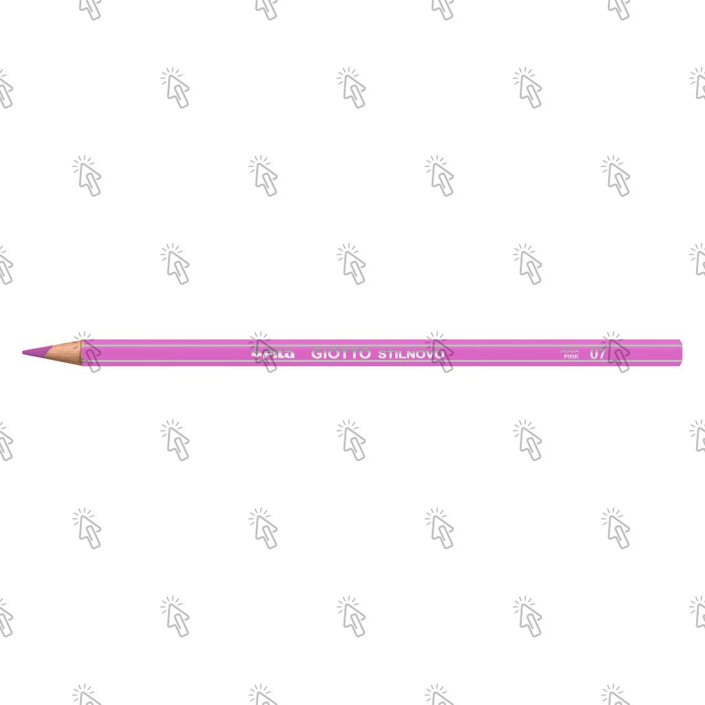 Pastelli a matita Giotto Stilnovo: confezione con 12 pz., mina rosa