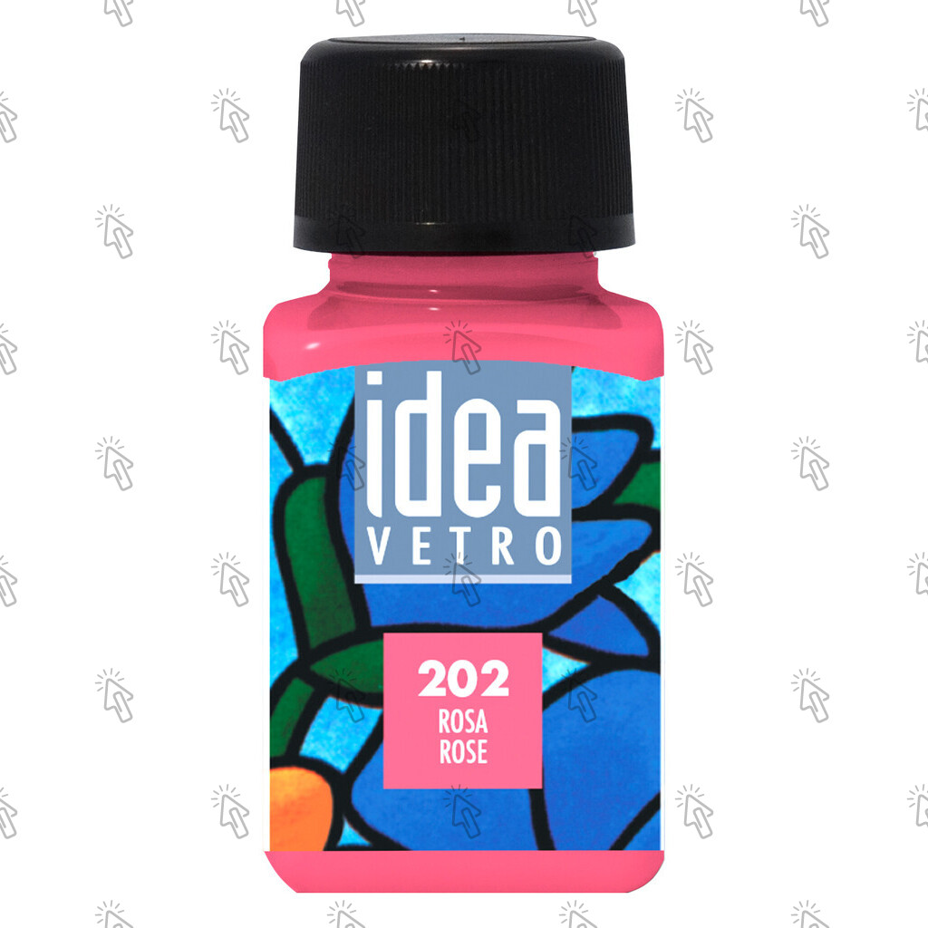 Colore per vetro Maimeri Idea Vetro: rosa, 60 ml