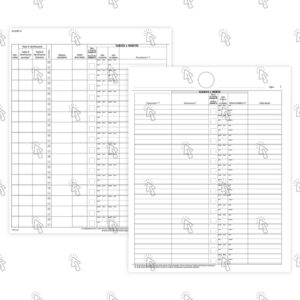 Registro Data Ufficio aziendale di carico – scarico bovini: 23 pg., pre-numerato, 31 X 24.5 cm