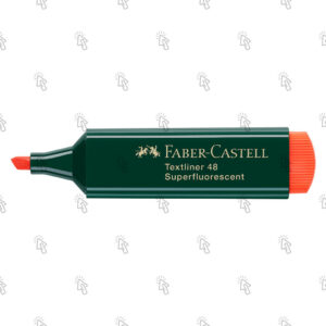 Evidenziatore a pennarello Faber-Castell Textliner 48 Refill: arancione, cf. da 10 pz.