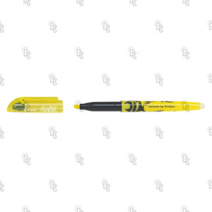 Evidenziatore a pennarello Tratto Video: giallo, punta scalpello, 1 – 5 mm, bar. da 20 pz.