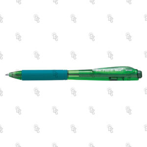 Penna gel Pilot Frixion Ball Clicker BLRT-FR7: verde, 0.7 mm, cf. da 12 pz.
