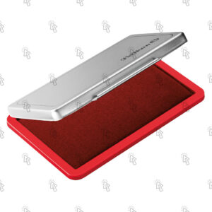 Cuscinetto inchiostrato per timbri Pelikan: 7 × 11 cm (N. 2), inchiostro rosso