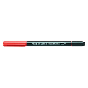 Pennarello Lyra Aqua Brush Duo: rosso saturno