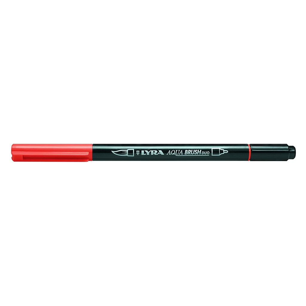 Pennarello Lyra Aqua Brush Duo: rosso saturno