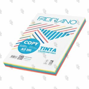 Carta Fabriano Copy Tinta Colorcard Forti: assortiti (forti)