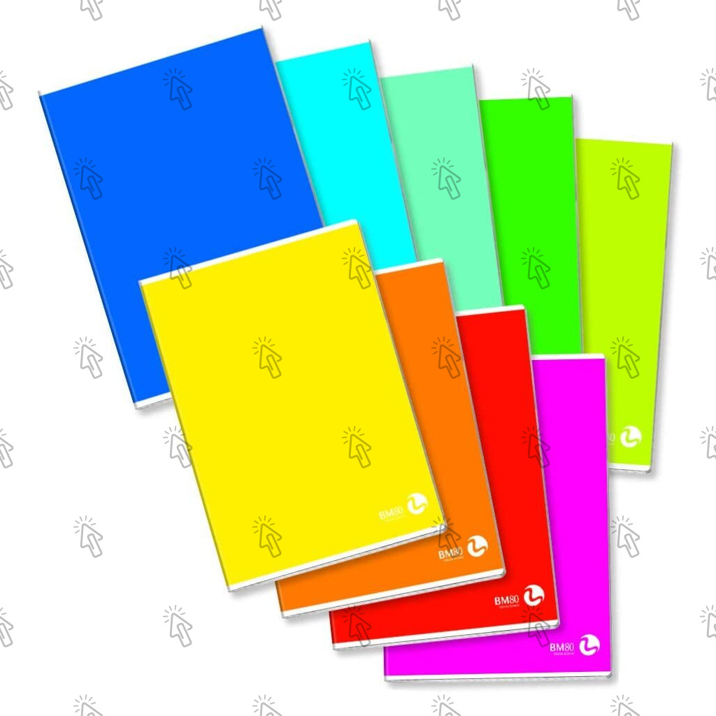 Quaderno BM Color Basic 100: confezione con 10 pz., 1 R