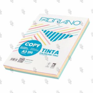 Carta Fabriano Copy Tinta Colorcard 200 Tenui: assortiti (tenui)