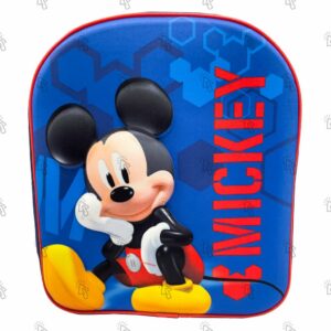 Zaino per l’asilo Real Trade Micky Mouse 3D:  con accessori