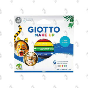 Ombretti cosmetici Giotto Make Up Ombretti Cosmetici: astuccio appendibile con 6 u., mina colori assortiti (colori classici)