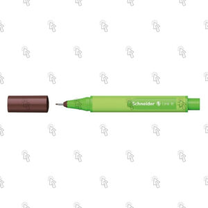 Penna a fibra Schneider Link-It: topaz-brown, 0.4 mm, cf. da 10 pz.
