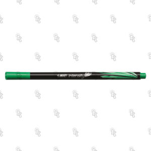 Penna a fibra Bic Intensity Fine: verde, 0.32 mm, ast. da 12 pz.