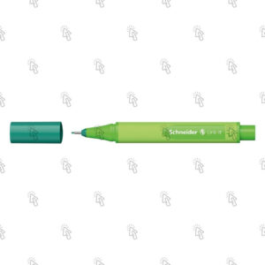 Penna a fibra Schneider Link-It: nautic green, 0.4 mm, cf. da 10 pz.